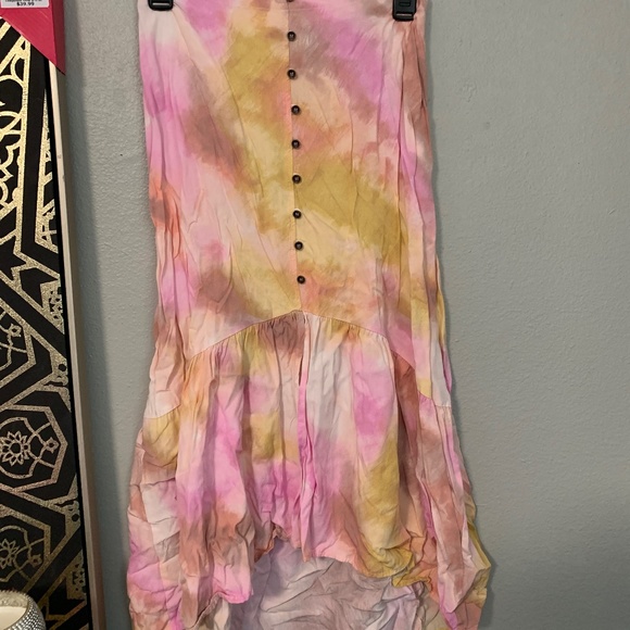 Pink high low skirt - Picture 1 of 2